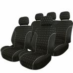 Carpoint Stoelhoesset, 9 Delig, Zwart en print, Auto diversen, Ophalen of Verzenden, Zo goed als nieuw