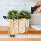 2dekans | KitchenBrothers Broodrooster met Tostiklemmen -, Witgoed en Apparatuur, Ophalen of Verzenden, Zo goed als nieuw