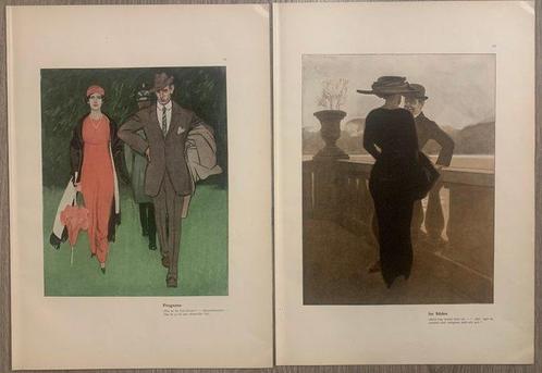 Marcello Dudovich ( 1878-1962 ) - 2 X Original Cromo Litho, Antiek en Kunst, Kunst | Designobjecten