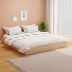vidaXL Bedframe zonder matras massief hout 160x200 cm, Bruin, Verzenden, 200 cm, 160 cm