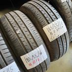 2 x Bridgestone Ecopia EP150 185-55-16 Zomerbanden 6,5mm, Gebruikt, 16 inch, Band(en), Personenwagen