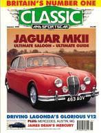 CLASSIC AND SPORTSCAR JAGUAR MKII 1949 MERCURY, Boeken, Auto's | Folders en Tijdschriften, Gelezen, Algemeen, Verzenden