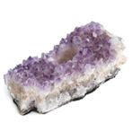 Waxinelichthouder Edelsteen Amethist Cluster (ca. 1000 gram), Huis en Inrichting, Woonaccessoires | Kandelaars en Kaarsen, Verzenden