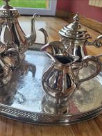 Koffie- en theeservies (5) - Verzilverd, Antiek en Kunst