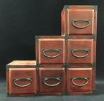 Japanese Vintage Wooden Steps Storage box - Doos - Hout, Antiek en Kunst