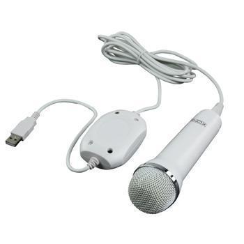 Microfoon met USB - Voor Spelcomputers en PC - Wit Xbox 360, Spelcomputers en Games, Spelcomputers | Xbox | Accessoires, Zo goed als nieuw