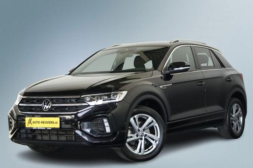 Zakelijke Lease |  Volkswagen T-Roc 1.0 TSI R-Line, Auto's, Volkswagen, Onderhoudsboekje, Lease, Zwart, Handgeschakeld, SUV of Terreinwagen