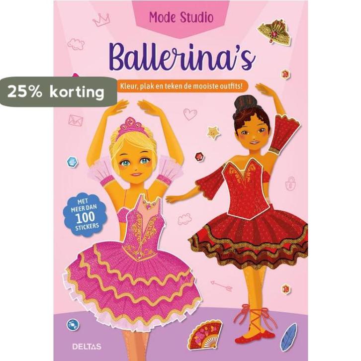 Mode studio - Ballerinas 9789044765588, Boeken, Kinderboeken | Baby's en Peuters, Zo goed als nieuw, Verzenden