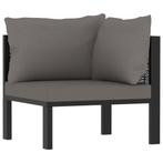 vidaXL Hoekbank sectioneel met linkerarmleuning poly rattan, Tuin en Terras, Tuinsets en Loungesets, Verzenden, Nieuw, Rotan