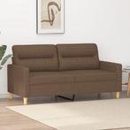 Tweezitsbank Bruin 140cm | Retourdeal | 41% Korting, Huis en Inrichting, 150 tot 200 cm, 75 tot 100 cm, Ophalen of Verzenden, Rechte bank
