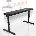 Physionics Vlakke Fitnessbank - Verstelbaar - Halterbank - Z, Verzenden, Nieuw