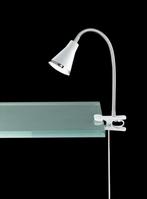 REALITY ARRAS Klemlamp wit incl. 1x SMD 4W, Ophalen of Verzenden, Zo goed als nieuw