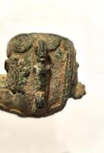 Bronzen pijp - Dogon - Mali (Zonder Minimumprijs)