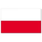Gevelvlag/vlaggenmast vlag Polen 90 x 150 cm - Polen versi.., Nieuw, Ophalen of Verzenden