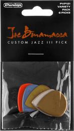 Jim Dunlop Joe Bonamassa Jazz III plectrum 1.38 mm - 6-pack, Ophalen of Verzenden, Nieuw, Elektrische gitaar