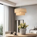 Design hanglamp Ascot 12xØ40 cm E27 wit rotan look lux.pro, Huis en Inrichting, Lampen | Hanglampen, Verzenden, Nieuw