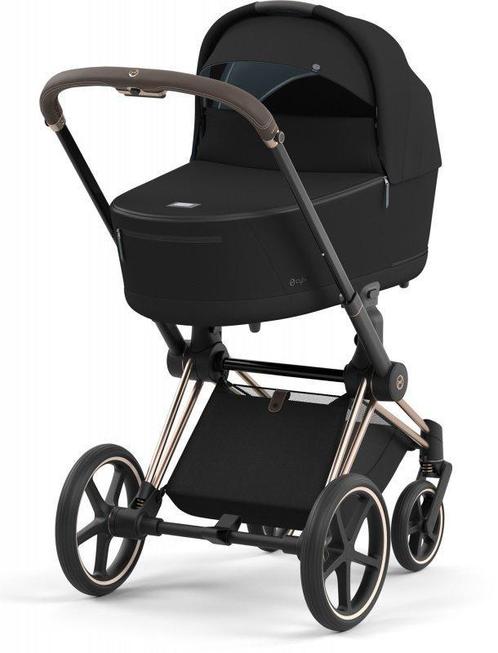 Showmodel Cybex e-Priam Rosegold Sepia Black nu € 1499,=, Kinderen en Baby's, Kinderwagens en Combinaties, Nieuw, Met reiswieg