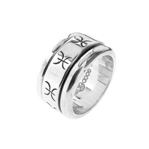 Zilveren robuuste heren ring | Good Times (zilveren ring), Sieraden, Tassen en Uiterlijk, Ringen, Heer, Overige kleuren, 20 of groter