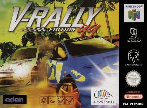 V-Rally Edition 99-Standaard (N64) Gebruikt, Spelcomputers en Games, Games | Nintendo 64, Zo goed als nieuw, Ophalen of Verzenden