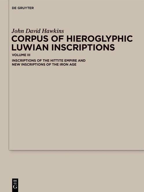 9783110770391 Corpus of Hieroglyphic Luwian Inscriptions, Boeken, Studieboeken en Cursussen, Nieuw, Verzenden