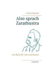 9783741261862 Also sprach Zarathustra Friedrich Nietzsche, Boeken, Verzenden, Nieuw, Friedrich Nietzsche