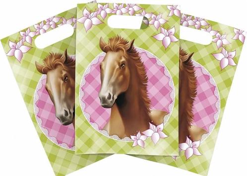 Paarden Uitdeelzakjes Party 6st, Hobby en Vrije tijd, Feestartikelen, Nieuw, Verzenden