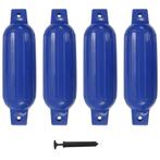 vidaXL Bootstootkussens 4 st 41x11,5 cm PVC blauw, Verzenden, Nieuw