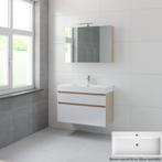 Bruynzeel Monta badkamermeubel met witte wastafel 90 grijs, Huis en Inrichting, Nieuw, Ophalen of Verzenden