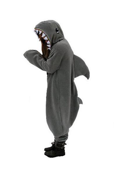 Onesie Haai Pak XS-S Haaienpak Kostuum Grijs Vis Shark 152 1, Kleding | Dames, Carnavalskleding en Feestkleding, Kleding, Nieuw