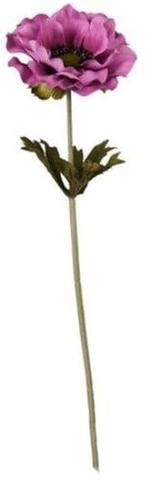 Anemoon Plum Zijdenbloem 37 cm per stuk, Ophalen of Verzenden, Nieuw