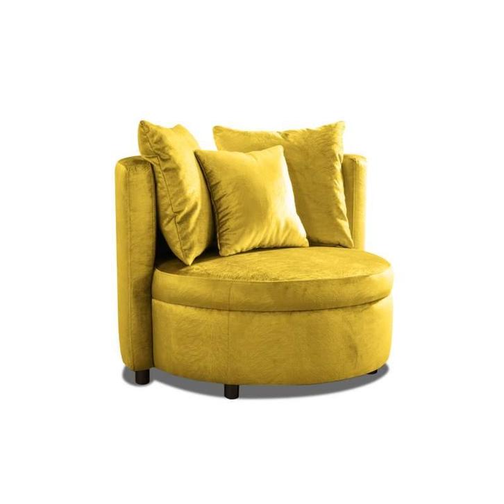 Fauteuil Lellens - fauteuils - Geel, Huis en Inrichting, Stoelen, Nieuw, Stof