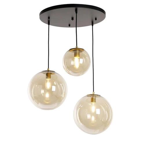Hanglamp Rivas-Vaciamadrid, amber, dimbaar, Zakelijke goederen, Kantoor en Winkelinrichting | Kantoormeubilair en Inrichting, Ophalen of Verzenden