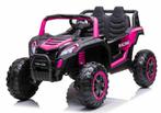 Kinderauto, BEACH BUGGY roze, 4wd, BlueTooth,RC, leder, eva!, Ophalen of Verzenden, Nieuw