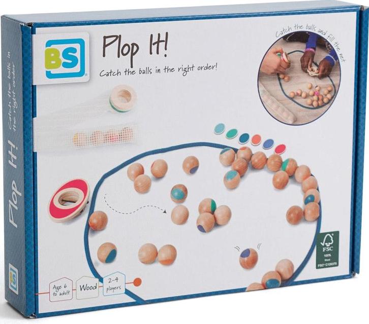 Plop het! - Strategisch Spel | BS - Gezelschapsspellen, Hobby en Vrije tijd, Gezelschapsspellen | Bordspellen, Nieuw, Verzenden
