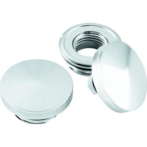Bikers Choice 82-Up Chroom Punt Tankdop Set Met Paint Savers, Auto diversen, Tuning en Styling, Ophalen of Verzenden