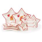 Bordenset - kerst dolemieten - 12-delig | 4-persoons, Huis en Inrichting, Keuken | Servies, Verzenden, Nieuw