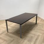 WINI Winea design bureau vv kabelgoot, 200x100 cm, donker, Huis en Inrichting, Bureaus, Ophalen of Verzenden, Gebruikt, Bureau