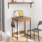 Compact Bureau met Lade en Haken – MDF Tafel 60x40x76 cm, Verzenden, Nieuw