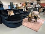 Luxe Velvet Loungebank Lio 170x290cm Croco Zwart - NIEUW, Huis en Inrichting, Banken | Bankstellen, Ophalen, 250 tot 300 cm, Hoekbank