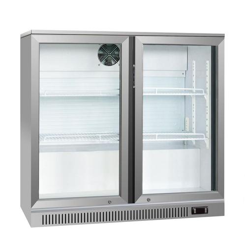 GGM Gastro | Barkoelkast - 900mm - 220 liter - met 2 glazen, Witgoed en Apparatuur, Koelkasten en IJskasten, 140 tot 160 cm, Nieuw