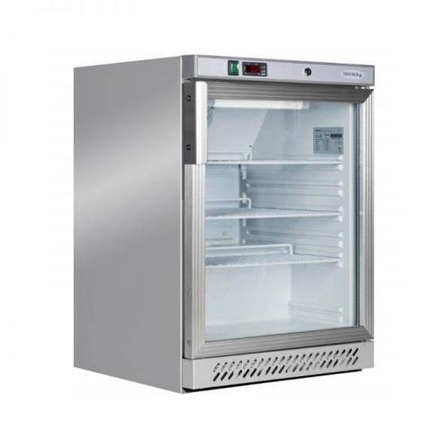 Glasdeur koelkast | RVS | Onderbouw | 130 Liter, Zakelijke goederen, Horeca | Keukenapparatuur, Verzenden