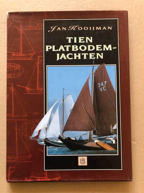 Jan Kooijman - Tien Platbodemjachten, Verzamelen, Scheepvaart, Boek of Tijdschrift, Gebruikt, Zeilboot, Ophalen of Verzenden