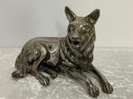 Mauro Manetti - Beeld, Verzilverd Honden beeld - 15 cm -, Antiek en Kunst, Curiosa en Brocante