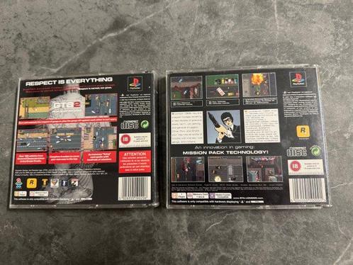 Sony - Playstation 1 (PS1) - GTA 2 - Grand Theft Auto 1 & 2, Spelcomputers en Games, Spelcomputers | Overige Accessoires