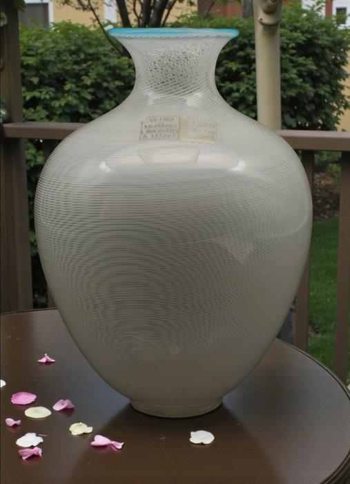 Toso vetri darte - Vaas - Motief filigraan - Glas, Antiek en Kunst, Antiek | Glas en Kristal