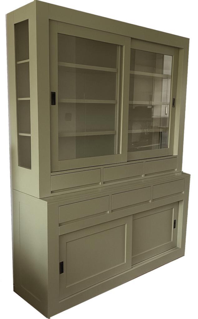Buffetkast Engels groen Otterlo 180cm, Huis en Inrichting, Kasten | Buffetkasten, Ophalen of Verzenden