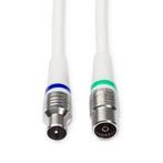 Technetix coax - 3 meter (Digitaal, Wit), Verzenden, Nieuw