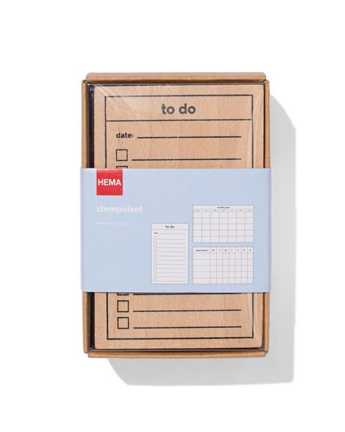 HEMA Stempelset journalling - 3 stuks, Hobby en Vrije tijd, Knutselen, Nieuw, Verzenden