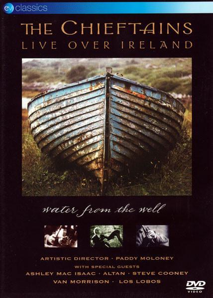dvd - The Chieftains - Live Over Ireland - Water From The..., Cd's en Dvd's, Dvd's | Overige Dvd's, Zo goed als nieuw, Verzenden
