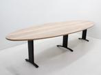 Vergadertafel Markant - 75x360x120cm(hxbxd) - halifax eiken, Huis en Inrichting, Tafels | Eettafels, Ophalen of Verzenden, Nieuw